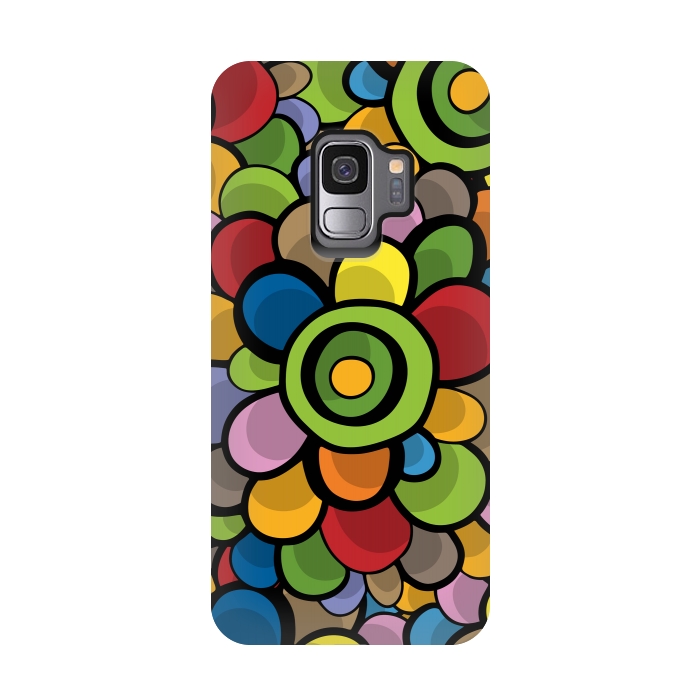 Galaxy S9 StrongFit Spring Bubble Flower by Majoih
