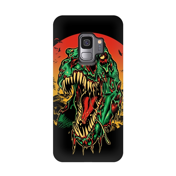 Galaxy S9 StrongFit Zombie T-Rex by Branko Ricov