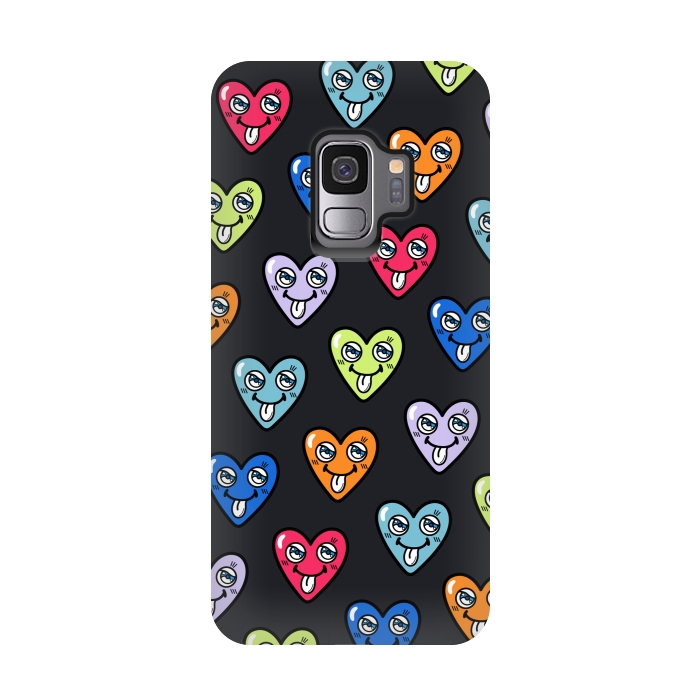 Galaxy S9 StrongFit LOVE HEARTS by Michael Cheung