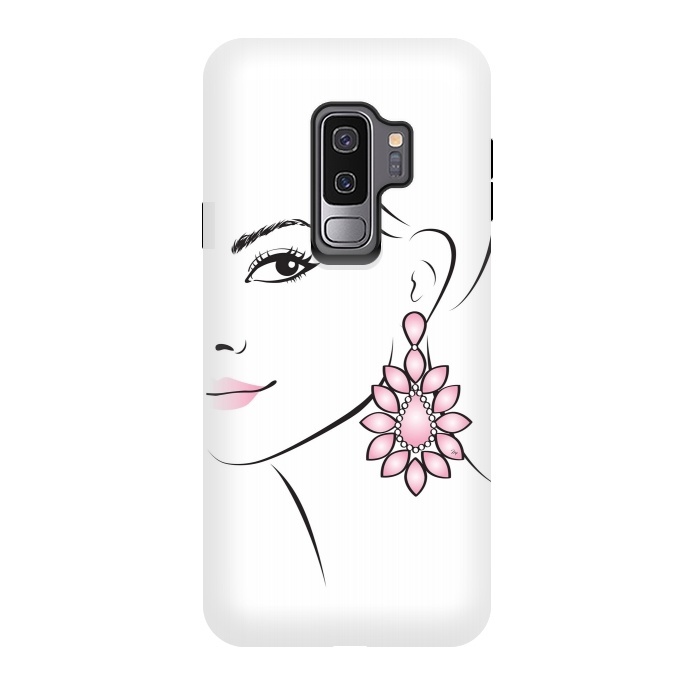 Galaxy S9 plus StrongFit Earring Lady by Martina