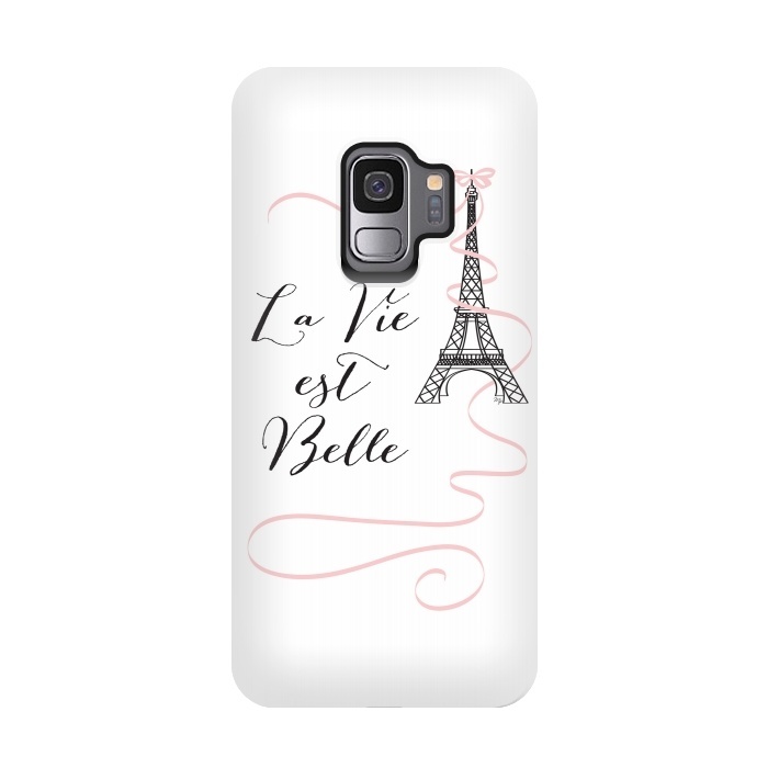 Galaxy S9 StrongFit Eiffel Tower Quote by Martina
