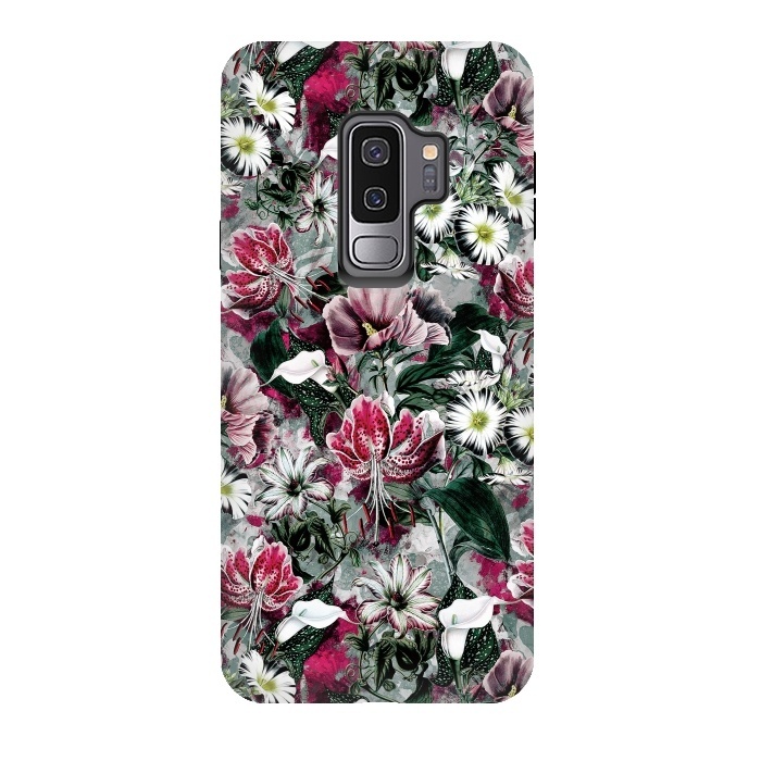Galaxy S9 plus StrongFit Floral Spring by Riza Peker