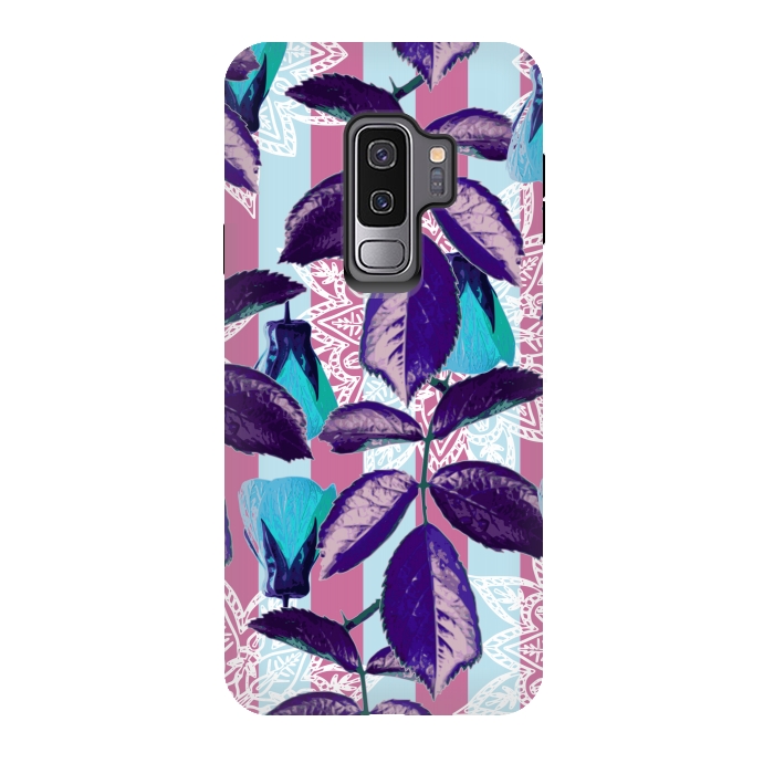 Galaxy S9 plus StrongFit Pretty Jungle Lights by Zala Farah