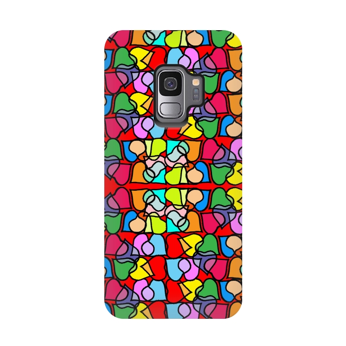 Galaxy S9 StrongFit Love is All Around Us by Bettie * Blue