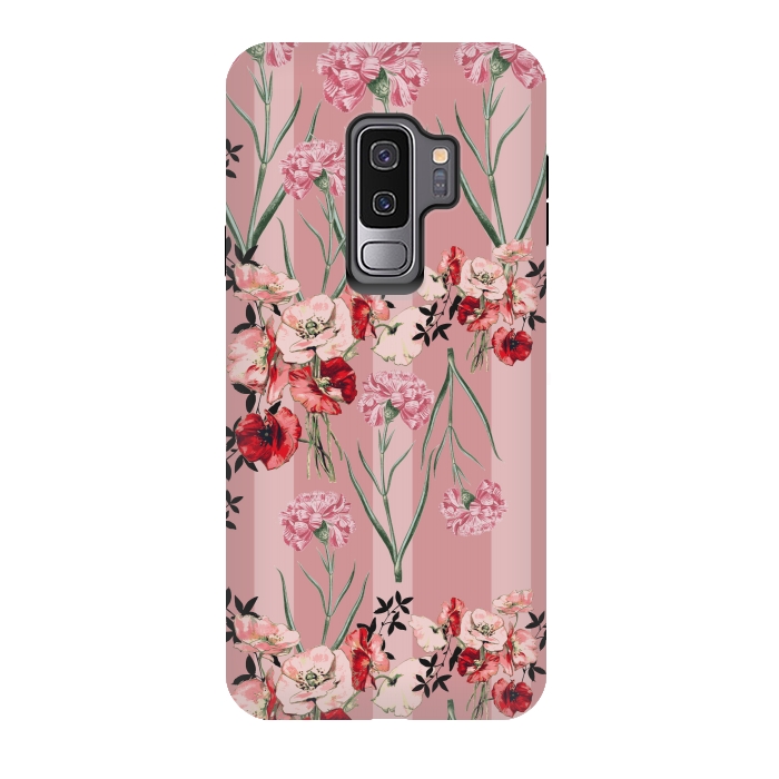 Galaxy S9 plus StrongFit Floral Love X (Red) by Zala Farah