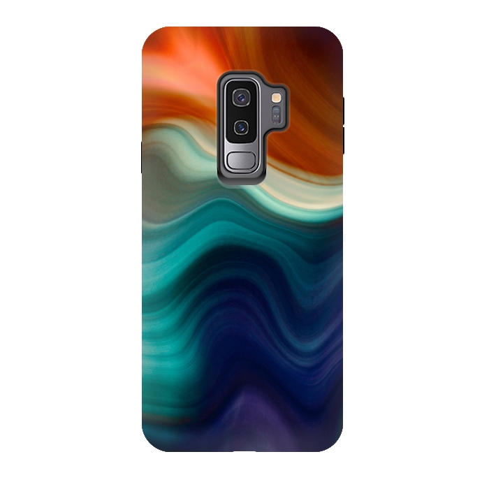 Galaxy S9 plus StrongFit Color Wave by CatJello