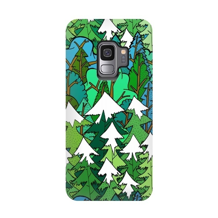 Galaxy S9 StrongFit Winter's Forest by Steve Wade (Swade)