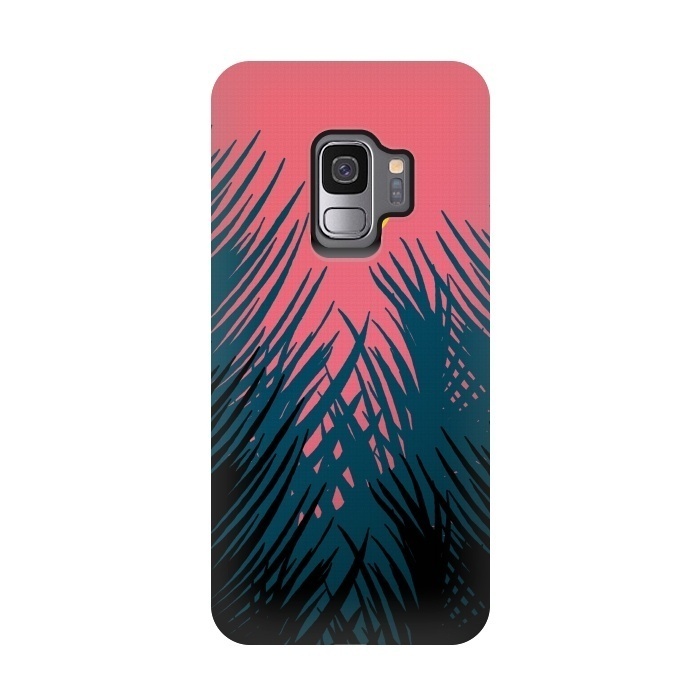 Galaxy S9 StrongFit The Evening Palm trees by Steve Wade (Swade)