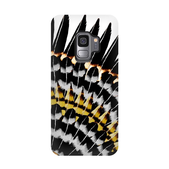 Galaxy S9 StrongFit Feather Fringe by Amaya Brydon