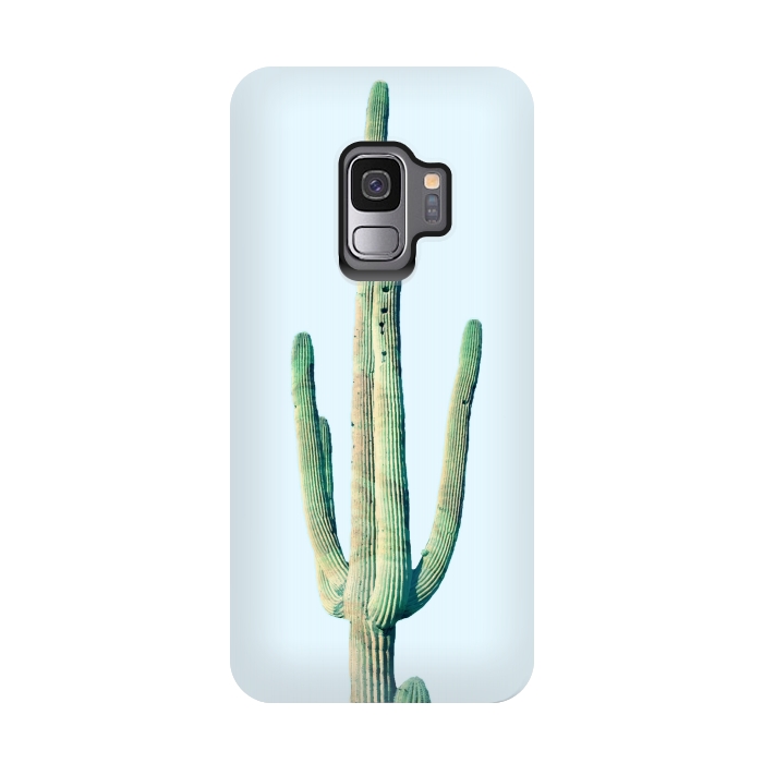 Galaxy S9 StrongFit Loner Cactus by Uma Prabhakar Gokhale