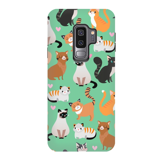 Galaxy S9 plus StrongFit Cats cats cats by Maria Jose Da Luz