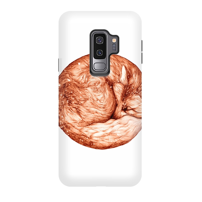 Galaxy S9 plus StrongFit Fox and Snow by ECMazur 