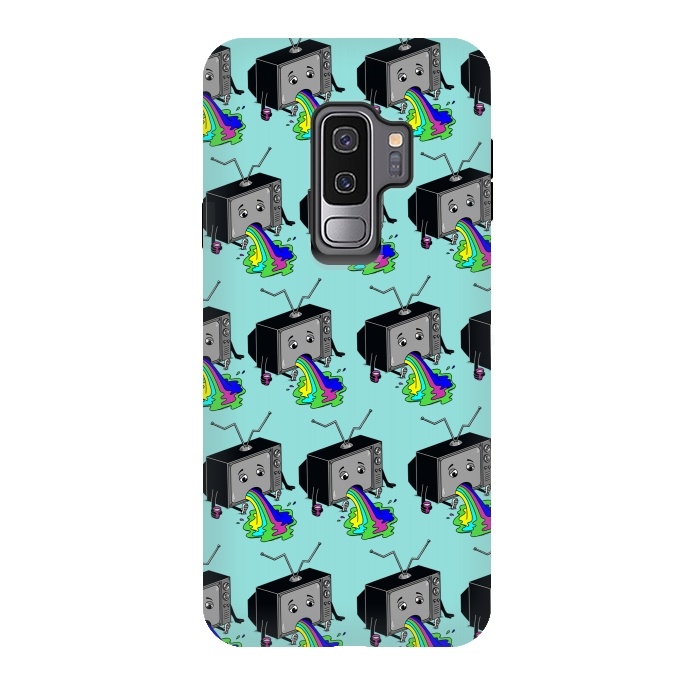 Galaxy S9 plus StrongFit Vomit Tv by Coffee Man