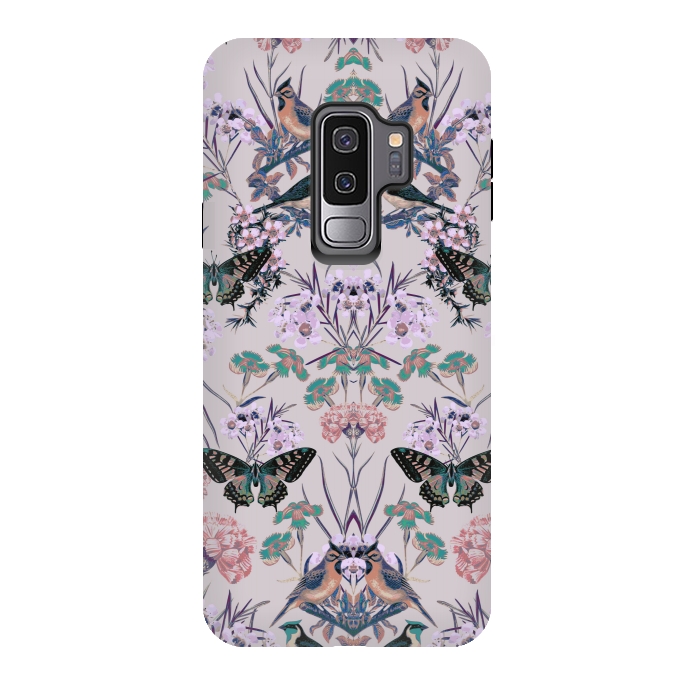 Galaxy S9 plus StrongFit Floral Fantasy Flip by Zala Farah