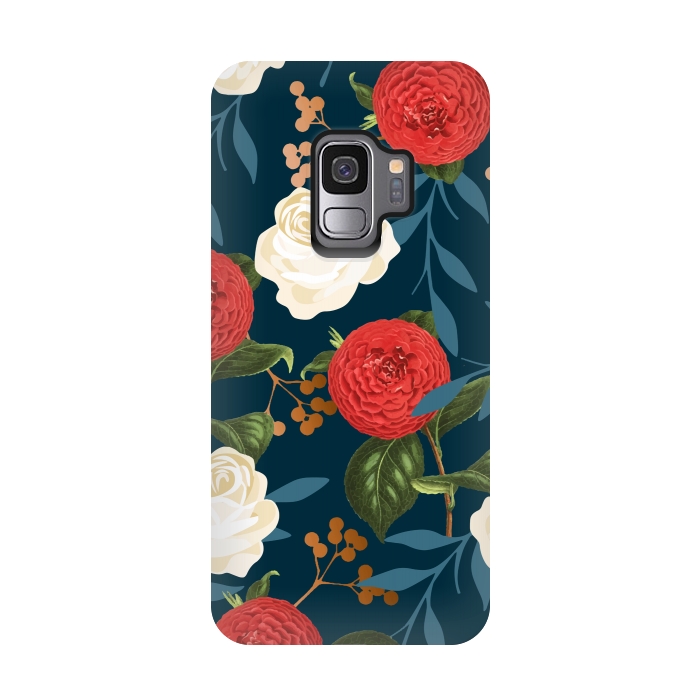 Galaxy S9 StrongFit Floral Obsession V2 by Uma Prabhakar Gokhale