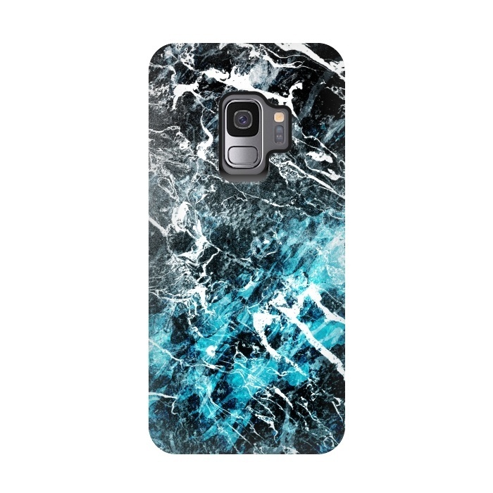 Galaxy S9 StrongFit Frozen Waves by Steve Wade (Swade)