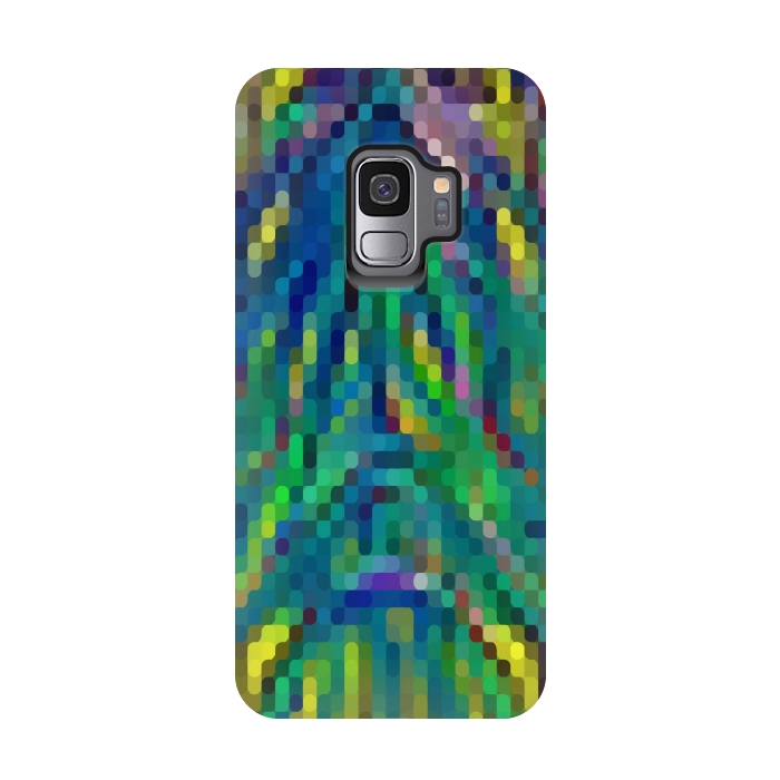 Galaxy S9 StrongFit Pixelated Motley by Dhruv Narelia