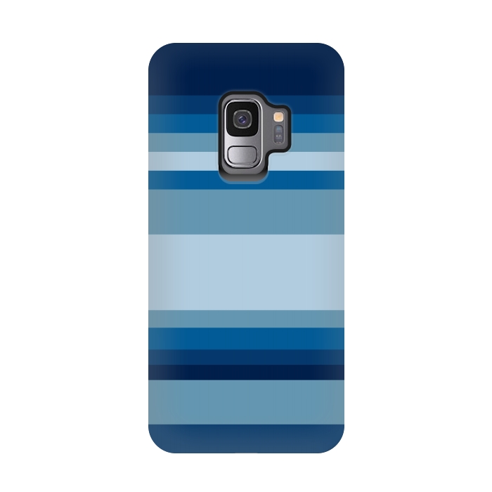Galaxy S9 StrongFit Blue stripes by Dhruv Narelia