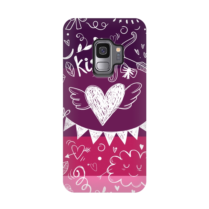 Galaxy S9 StrongFit Love in four colors by Rossy Villarreal