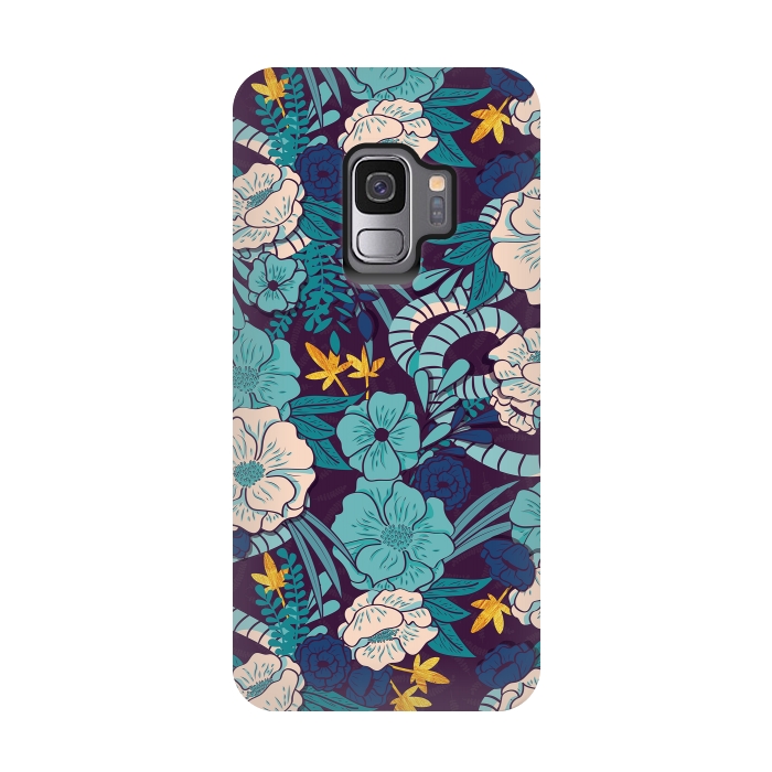 Galaxy S9 StrongFit Jungle Pattern 003 by Jelena Obradovic