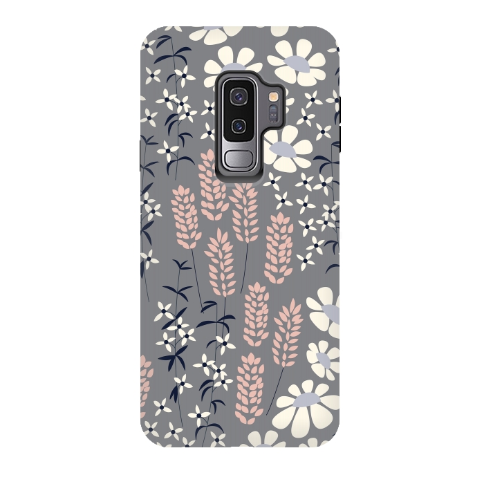 Galaxy S9 plus StrongFit Spring Garden Gray by Jelena Obradovic