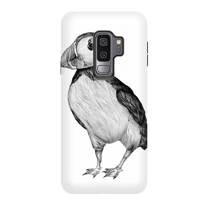 Galaxy S9 plus StrongFit Little Puffin by ECMazur 