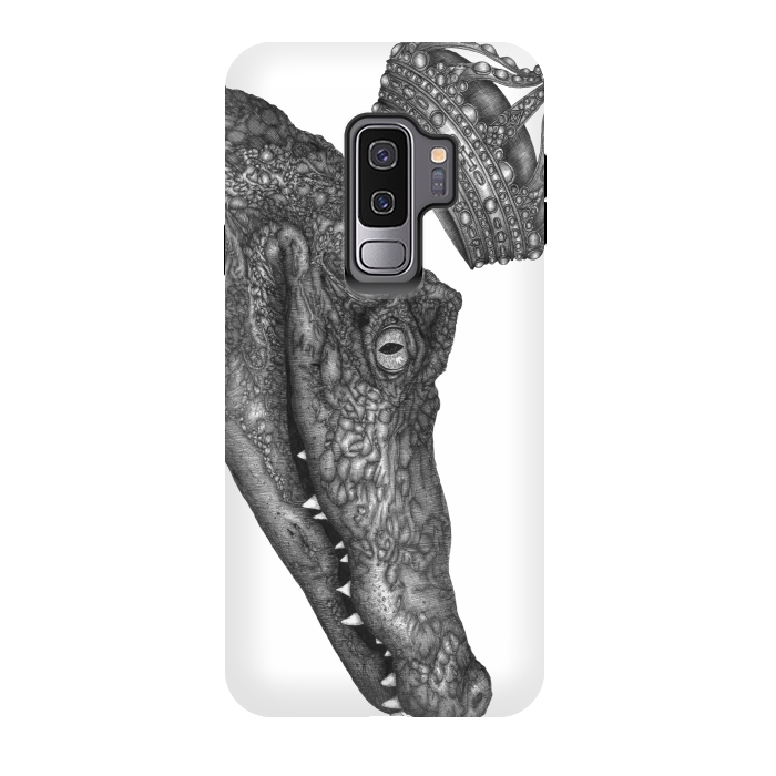 Galaxy S9 plus StrongFit The Alligator King by ECMazur 