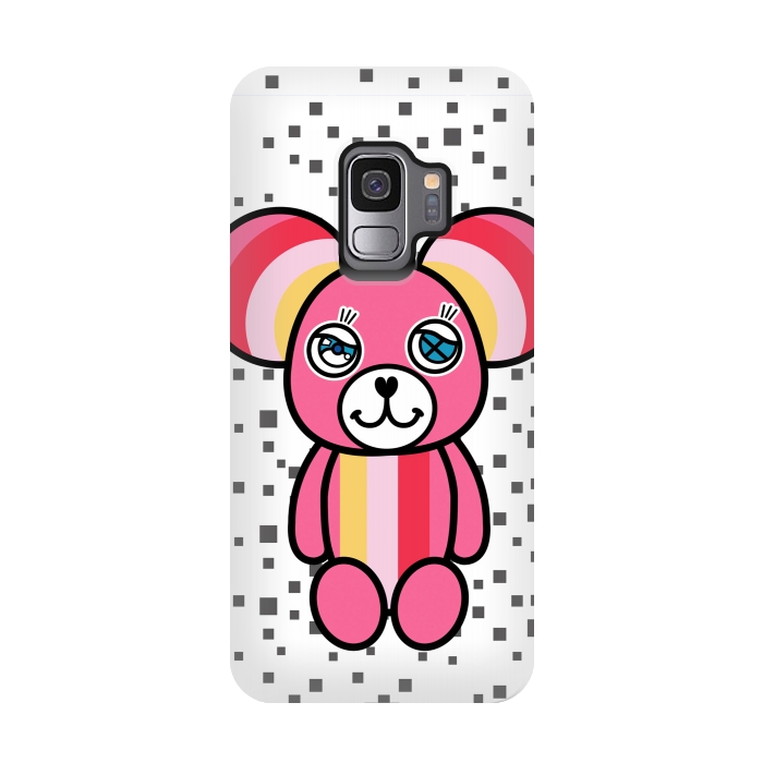 Galaxy S9 StrongFit CUTIE BEAR by Michael Cheung