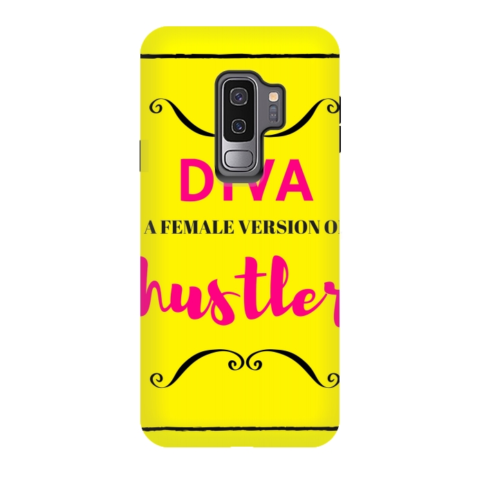 Galaxy S9 plus StrongFit diva female version of hustler by MALLIKA