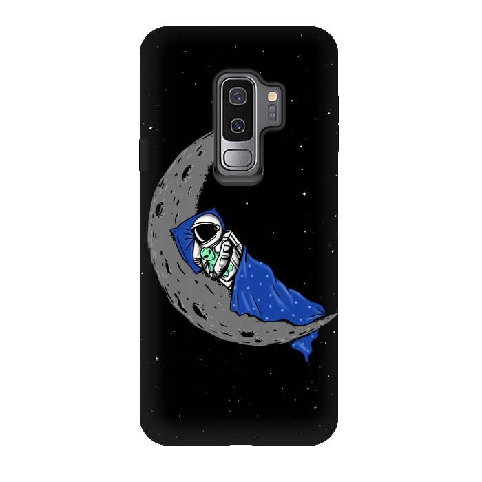 Galaxy S9 plus StrongFit Sleeping Astronaut by Coffee Man