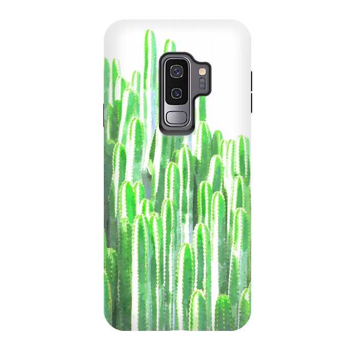 Galaxy S9 plus StrongFit Cactus Illustration by Alemi