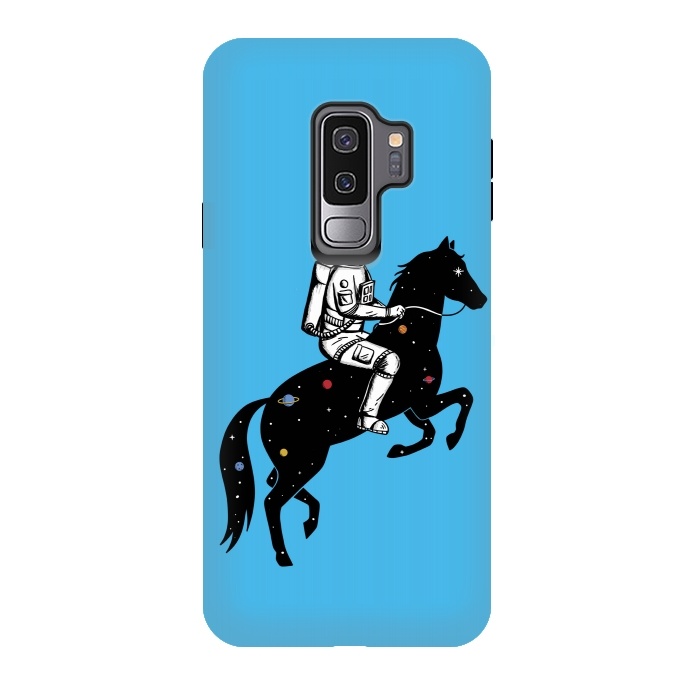 Galaxy S9 plus StrongFit Astronaut and Horse by Coffee Man