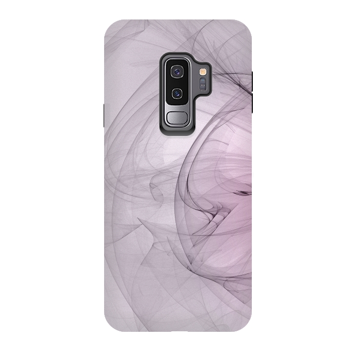 Galaxy S9 plus StrongFit Purple Fractal Dreams by Andrea Haase