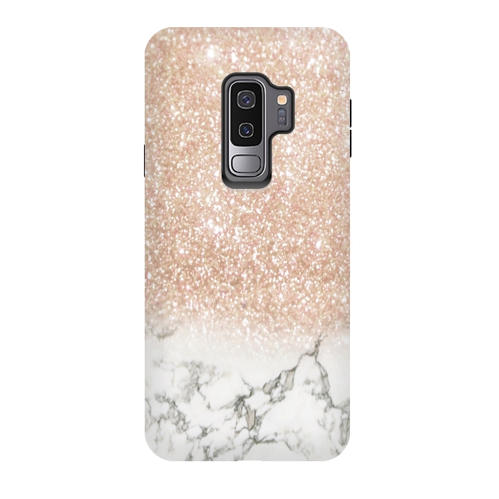 Galaxy S9 plus StrongFit Marble & Stardust Ombre by ''CVogiatzi.