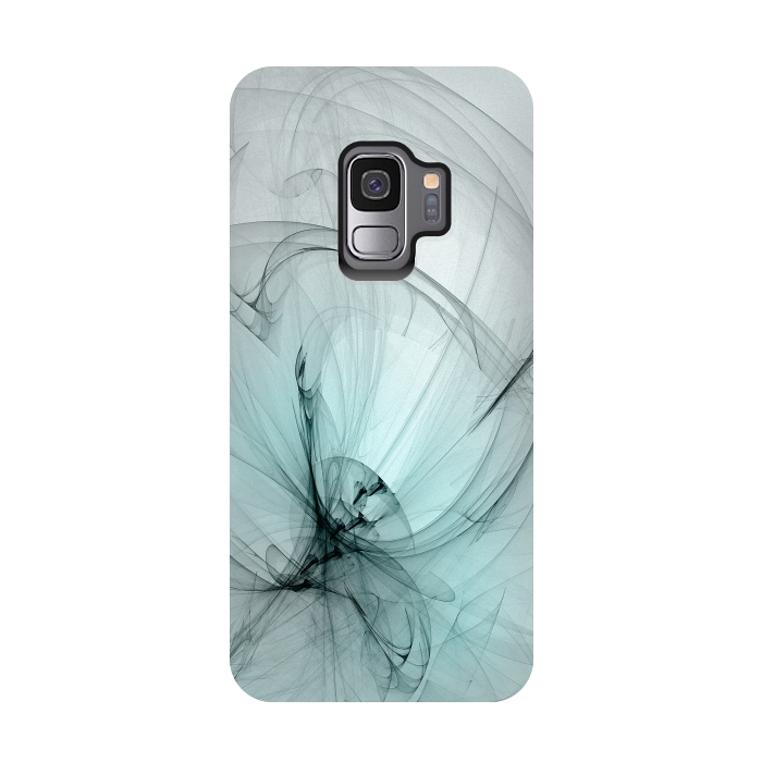 Galaxy S9 StrongFit Magic Turquoise Fractal by Andrea Haase