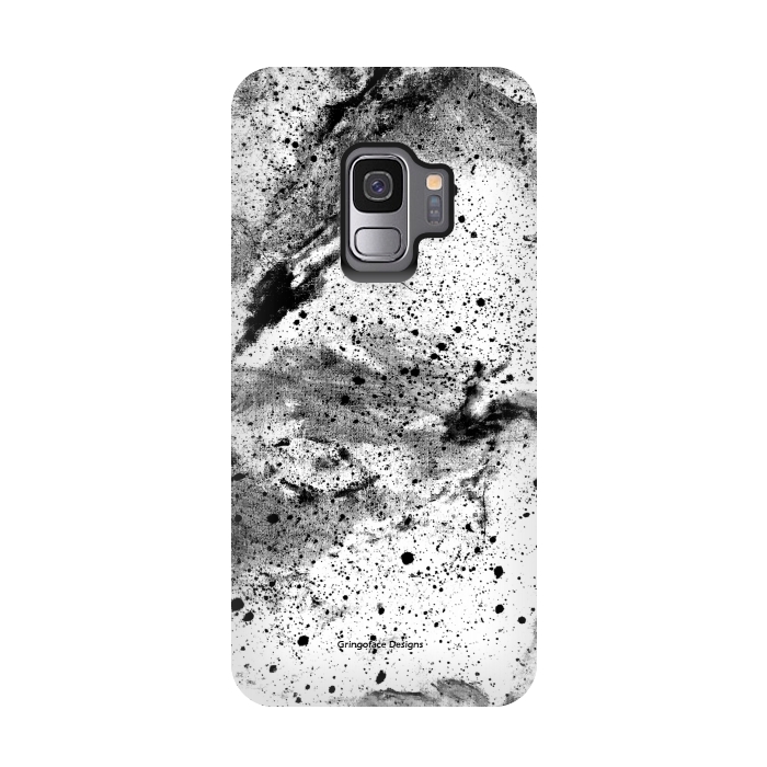 Galaxy S9 StrongFit Marble Galaxy by Gringoface Designs