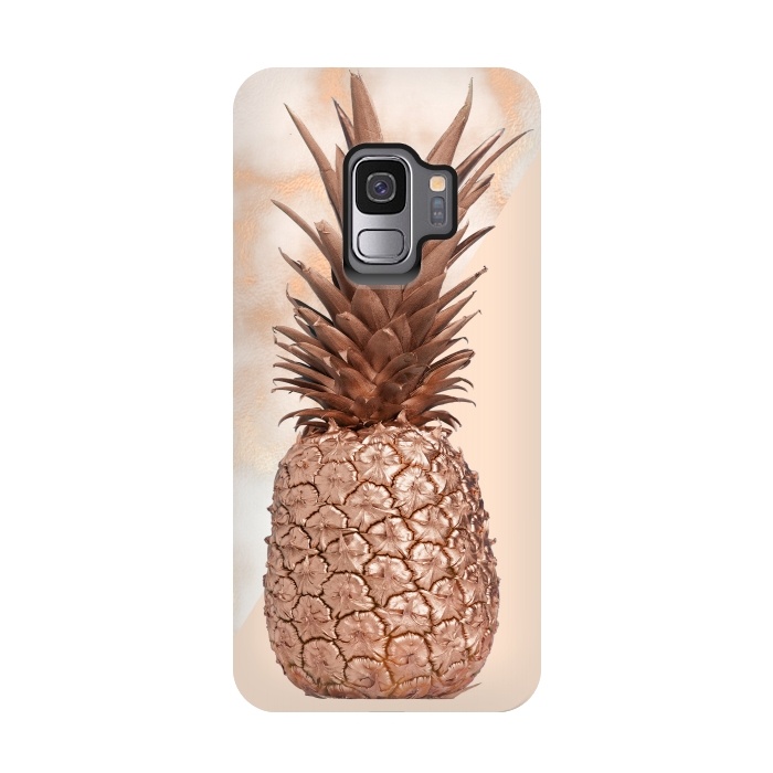 Galaxy S9 StrongFit Sweet Copper Pineapple and Marble by  Utart