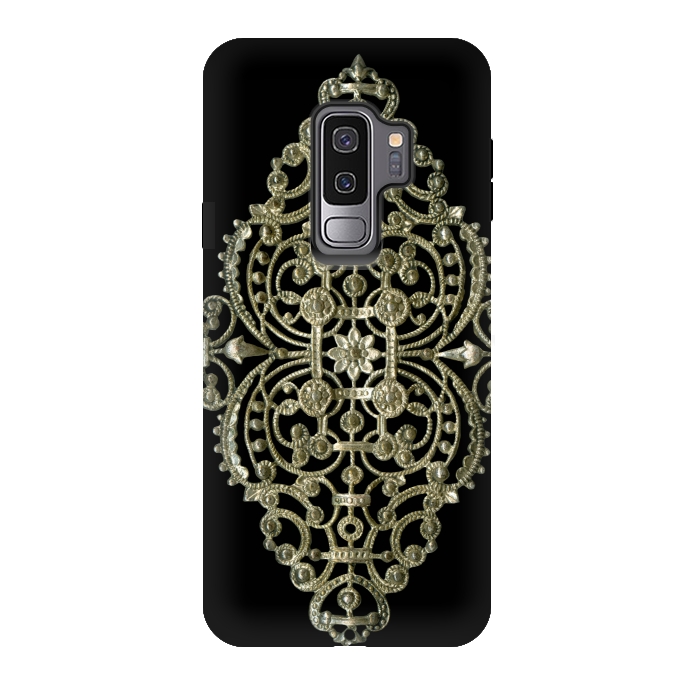 Galaxy S9 plus StrongFit Golden Ornamental Jewelry by Andrea Haase