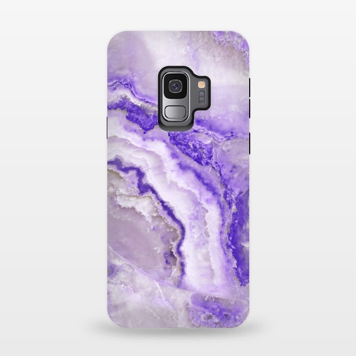 Galaxy S9 StrongFit Ultra Violet Veined Marble by  Utart