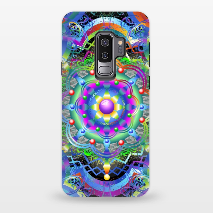 Galaxy S9 plus StrongFit Mandala Universe Psychedelic  by BluedarkArt