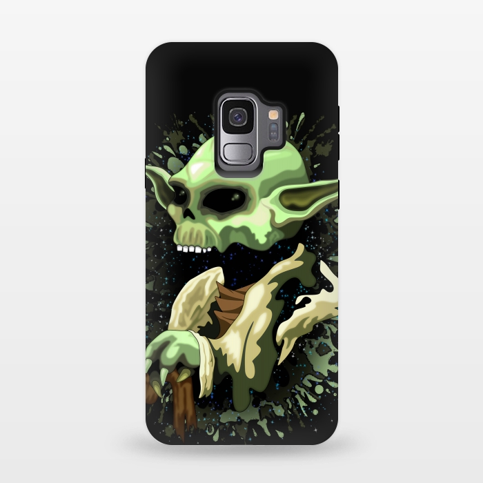 Galaxy S9 StrongFit Yoda Jedi Master Skull by BluedarkArt