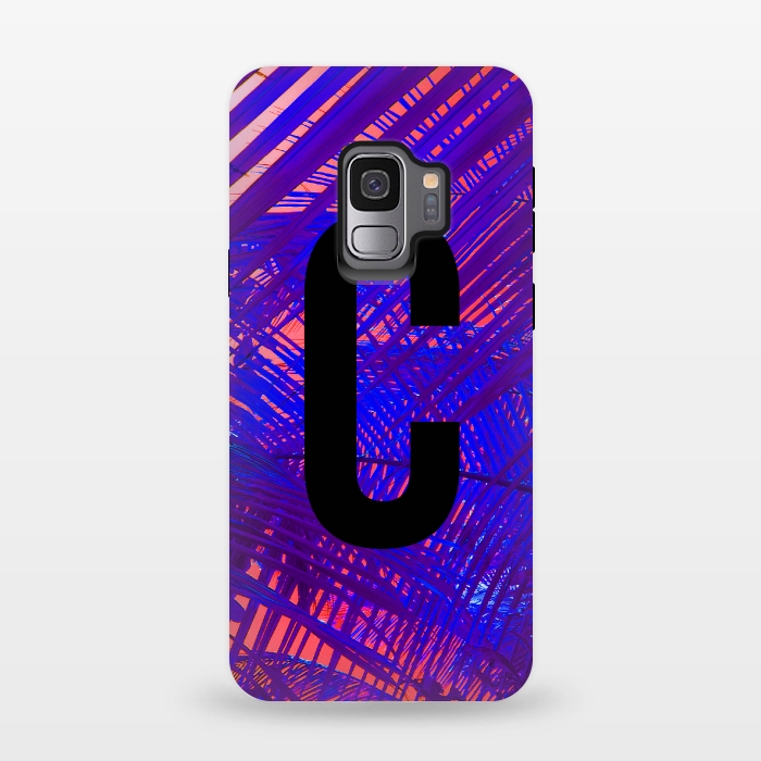 Galaxy S9 StrongFit Letter C by Laura Grant