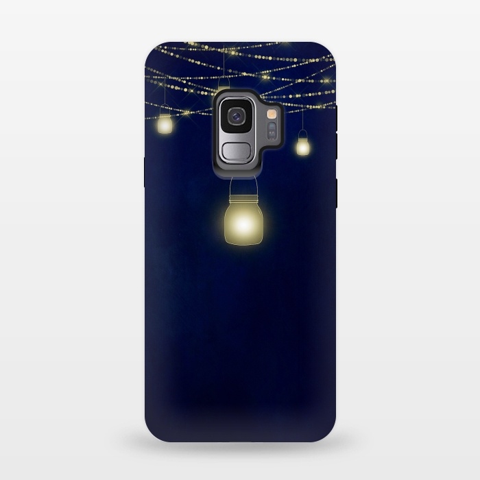 Galaxy S9 StrongFit Sparkling Light Jars at night by  Utart