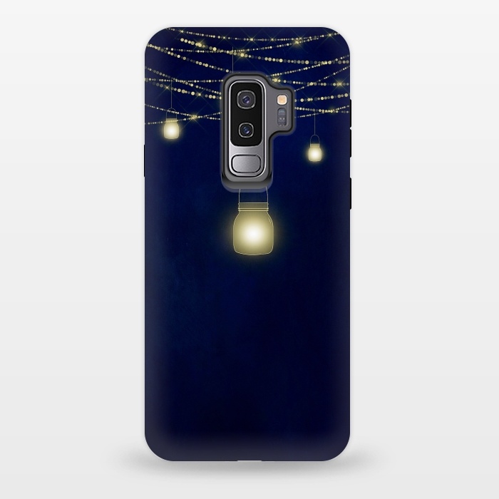 Galaxy S9 plus StrongFit Sparkling Light Jars at night by  Utart