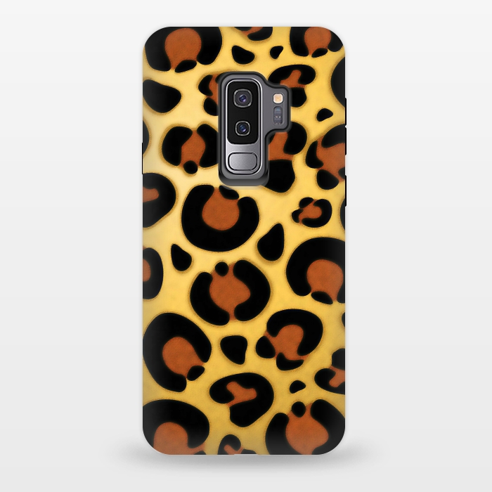 Galaxy S9 plus StrongFit Jaguar Leopard Fur Texture by BluedarkArt