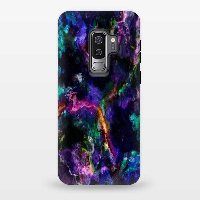 Galaxy S9 plus StrongFit Colorful marble by haroulita