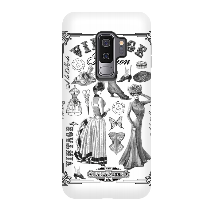 Galaxy S9 plus StrongFit Vintage Fashion Ladies by Andrea Haase