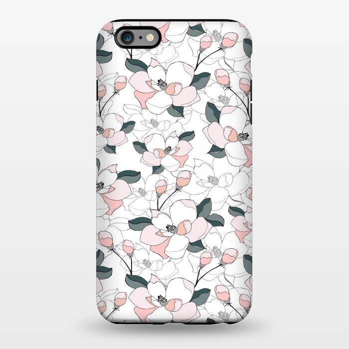 iPhone 6/6s plus StrongFit Magnolias by Dunia Nalu