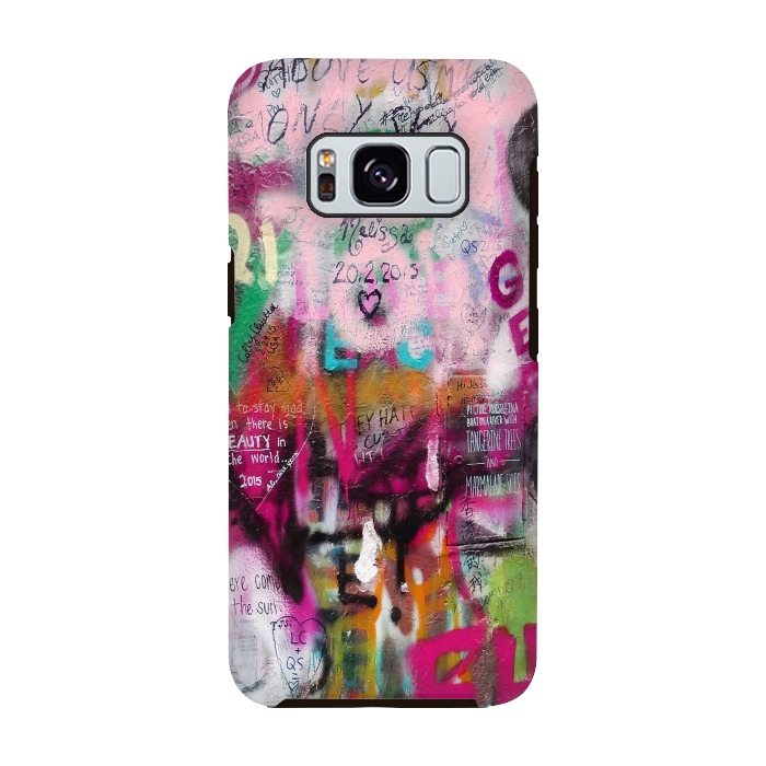 Galaxy S8 StrongFit Colorful GraffitiArt by Andrea Haase