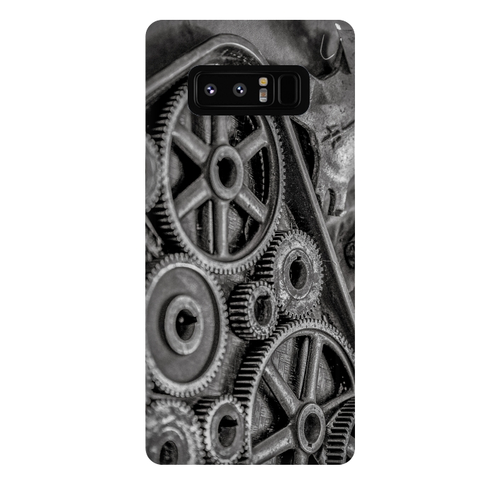 Galaxy Note 8 StrongFit Steampunk Gear by Andrea Haase
